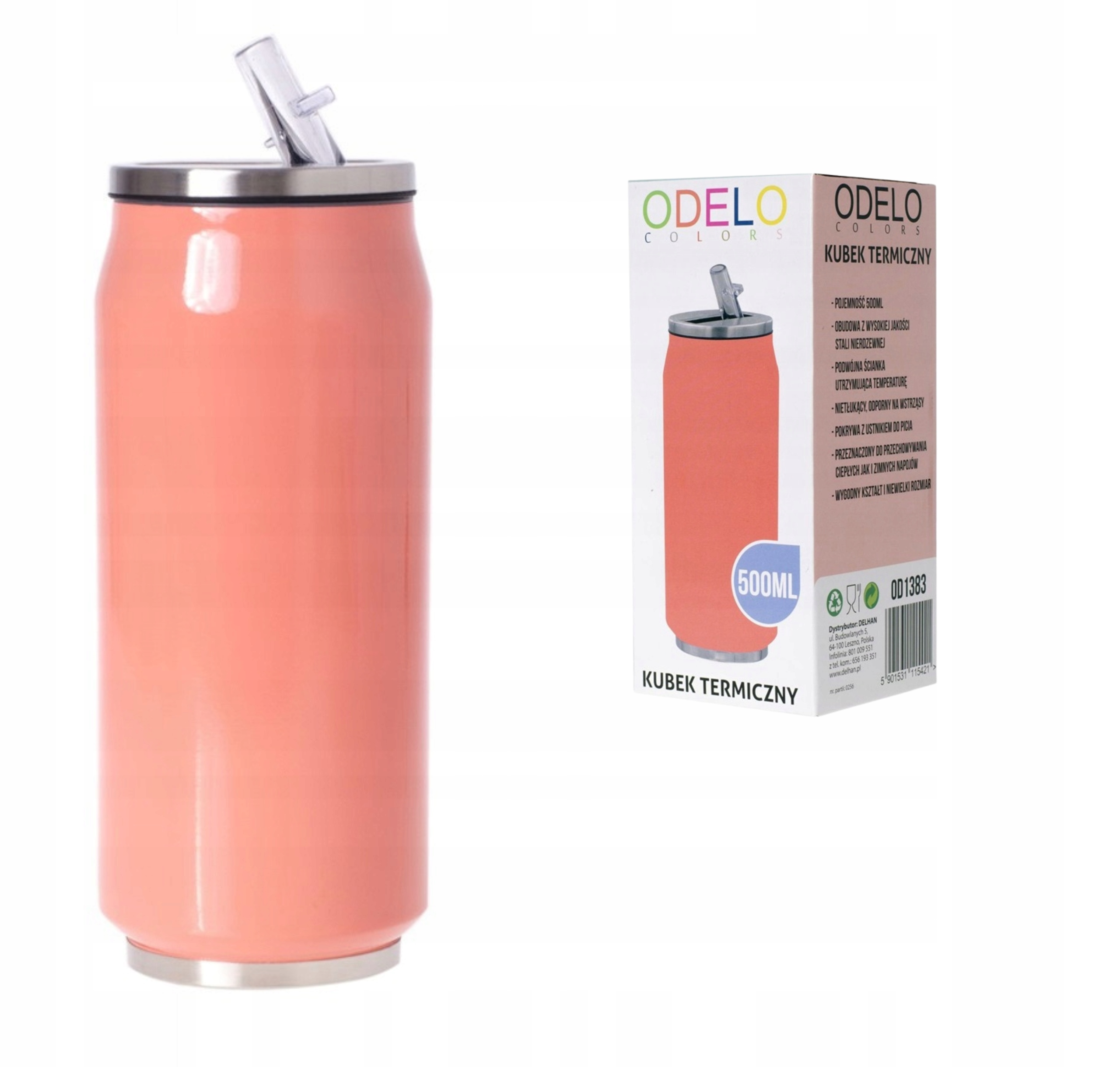 

Kubek Termiczny Termos Auta Szkoły Puszka 500ML