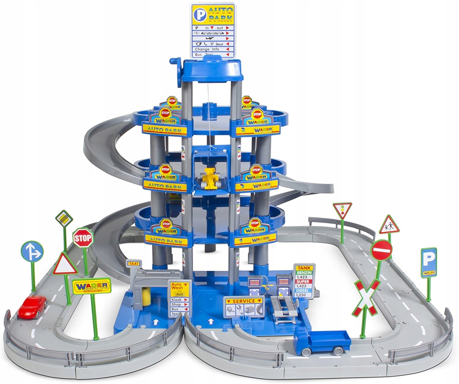 

Garaż Parking 4-POZIOMY Myjnia Winda +3 Auta XXL