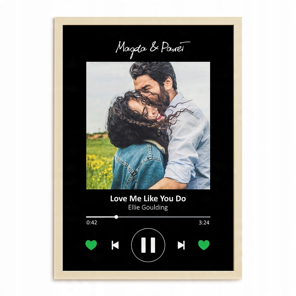 

Plakat Ze Zdjęciem Spotify A3 Niej Niego