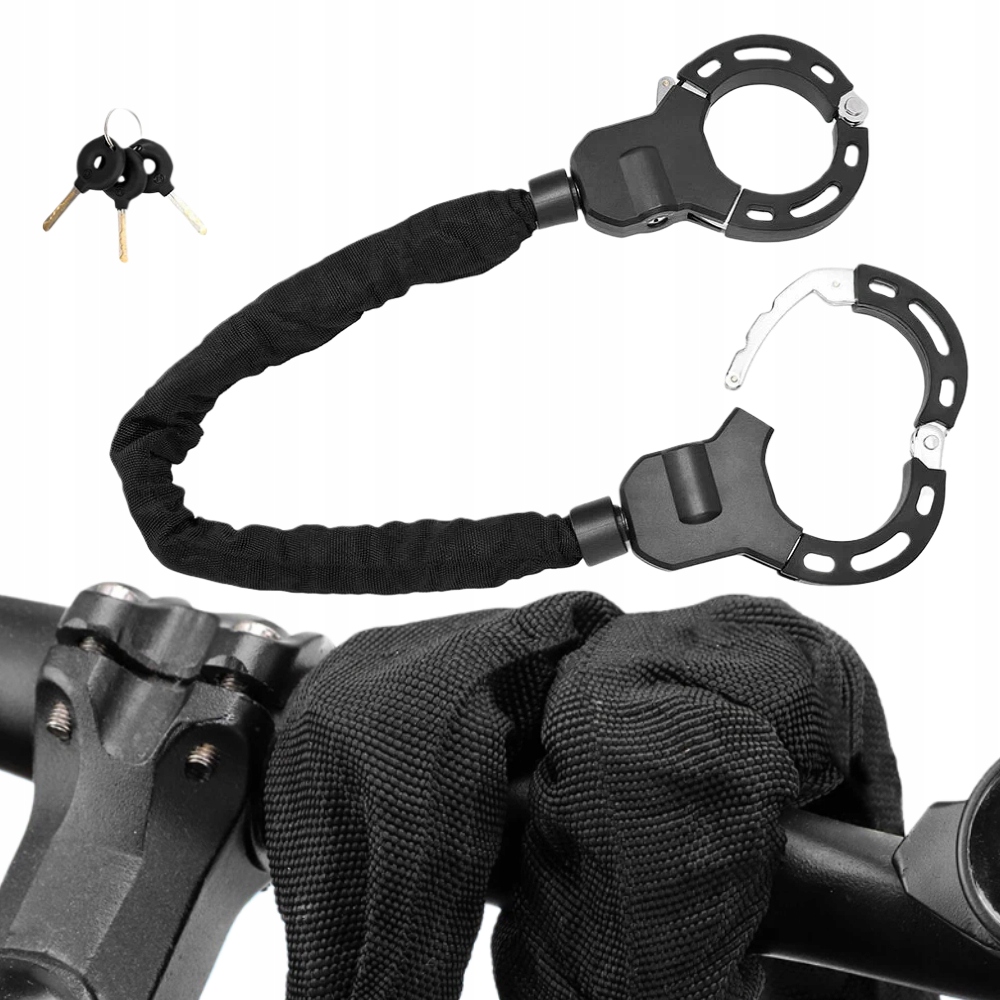 Zapięcie kajdankowe do hulajnogi elektrycznej do rowerów i hulajnogów