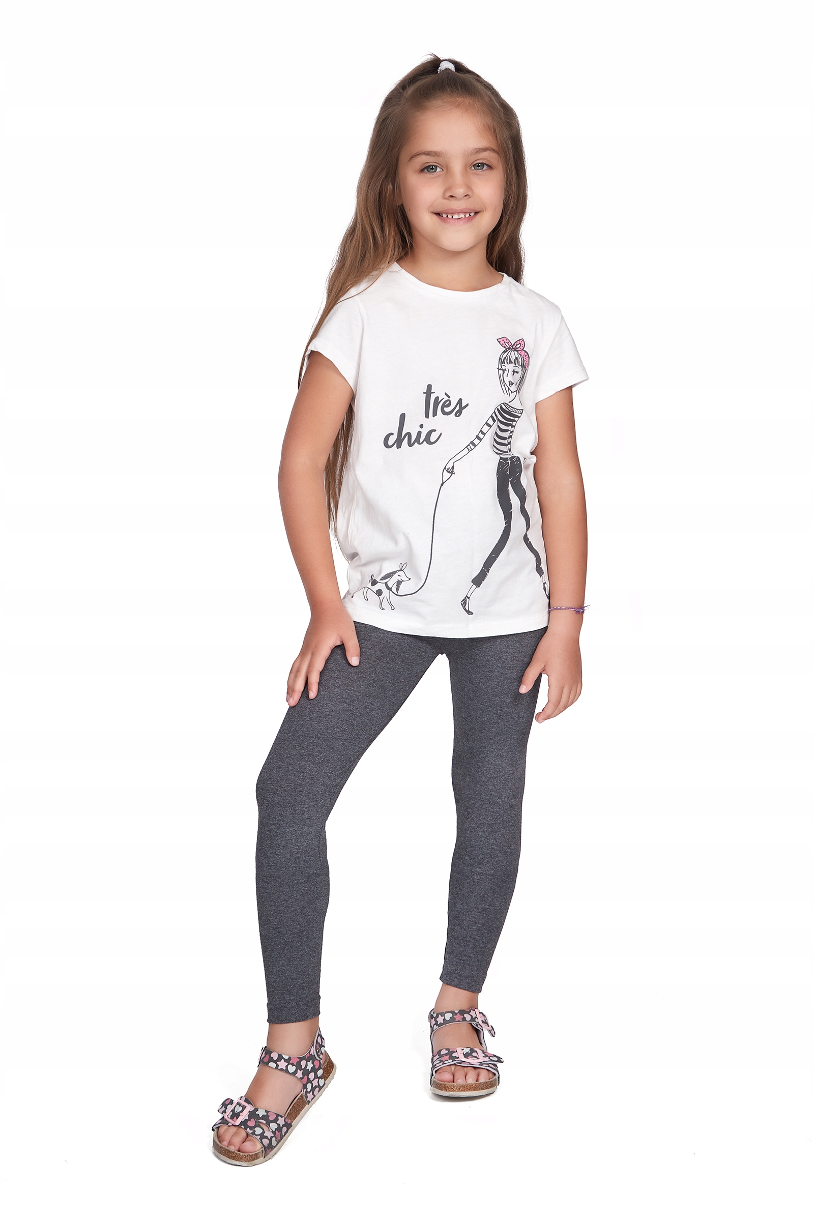 BAWEŁIANE GETRY KLASYCZNE DZIECIĘCE LEGGINSY 158