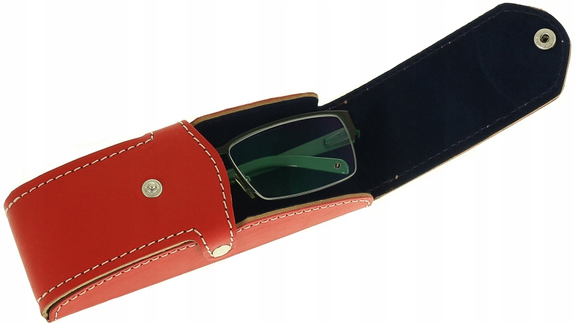 FUTERAŁ ETUI SKÓRZANE OKULARY SKÓRA RÓŻNE KOLORY Płeć uniseks