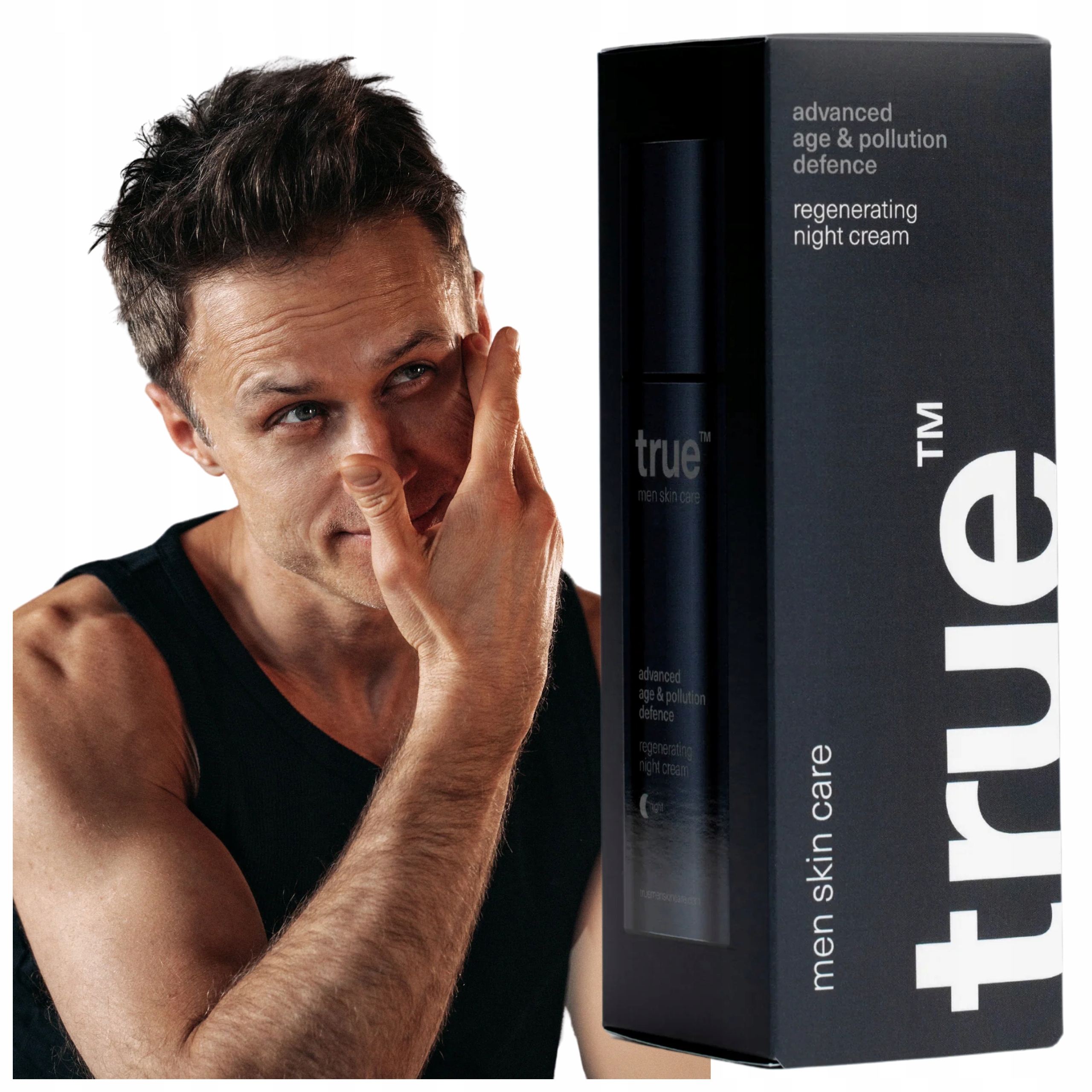 Regenerační krém proti vráskám True Men Regenerate Night Cream 50 ml