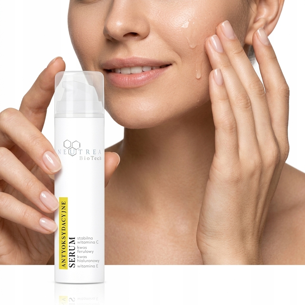 Neutrea Antioxidační sérum Vitamín C E Kyselina ferulová Hyaluronová Glow