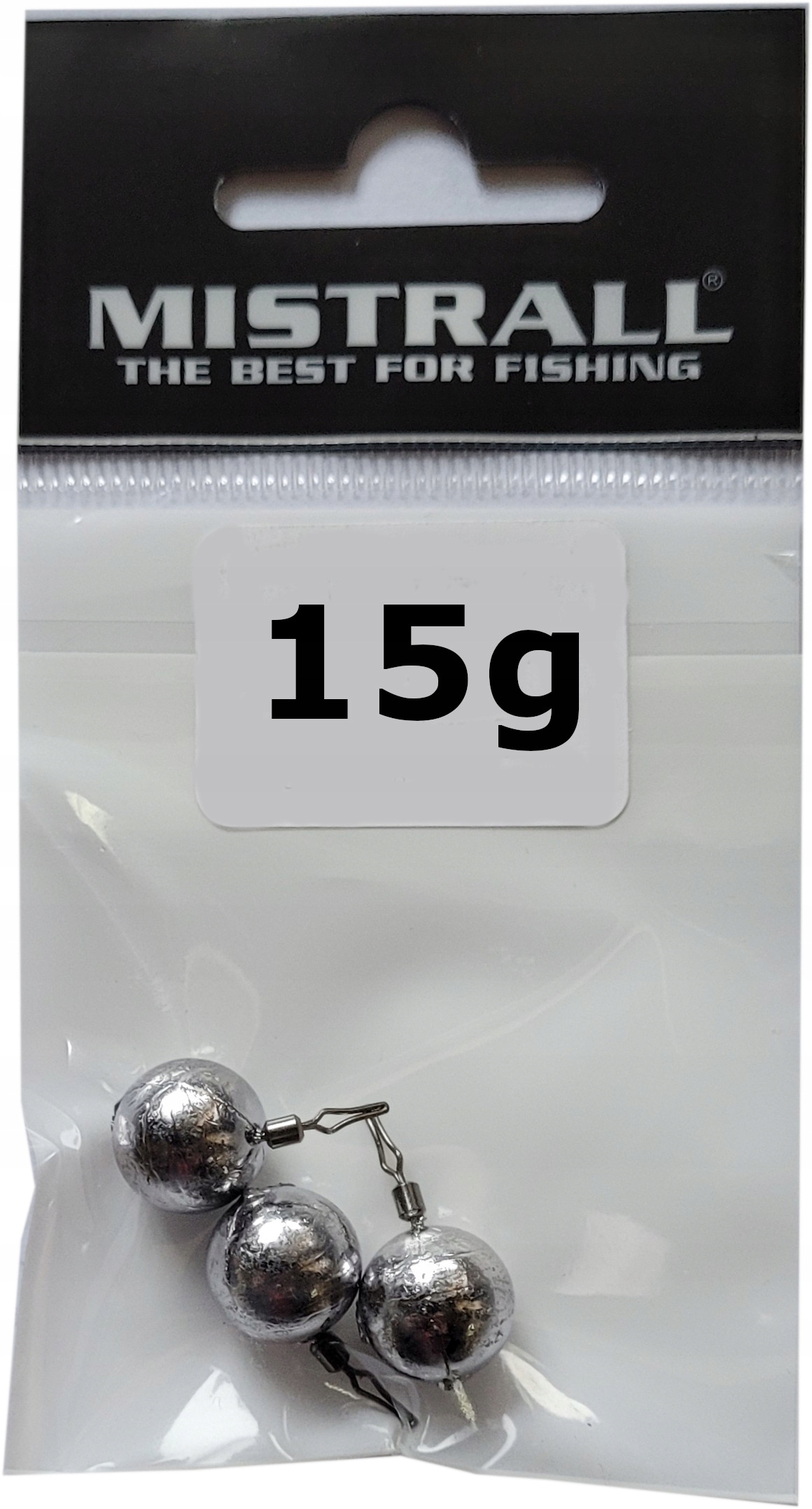 

Mistrall Ciężarek Okrągły Drop Shot 15g 3szt.