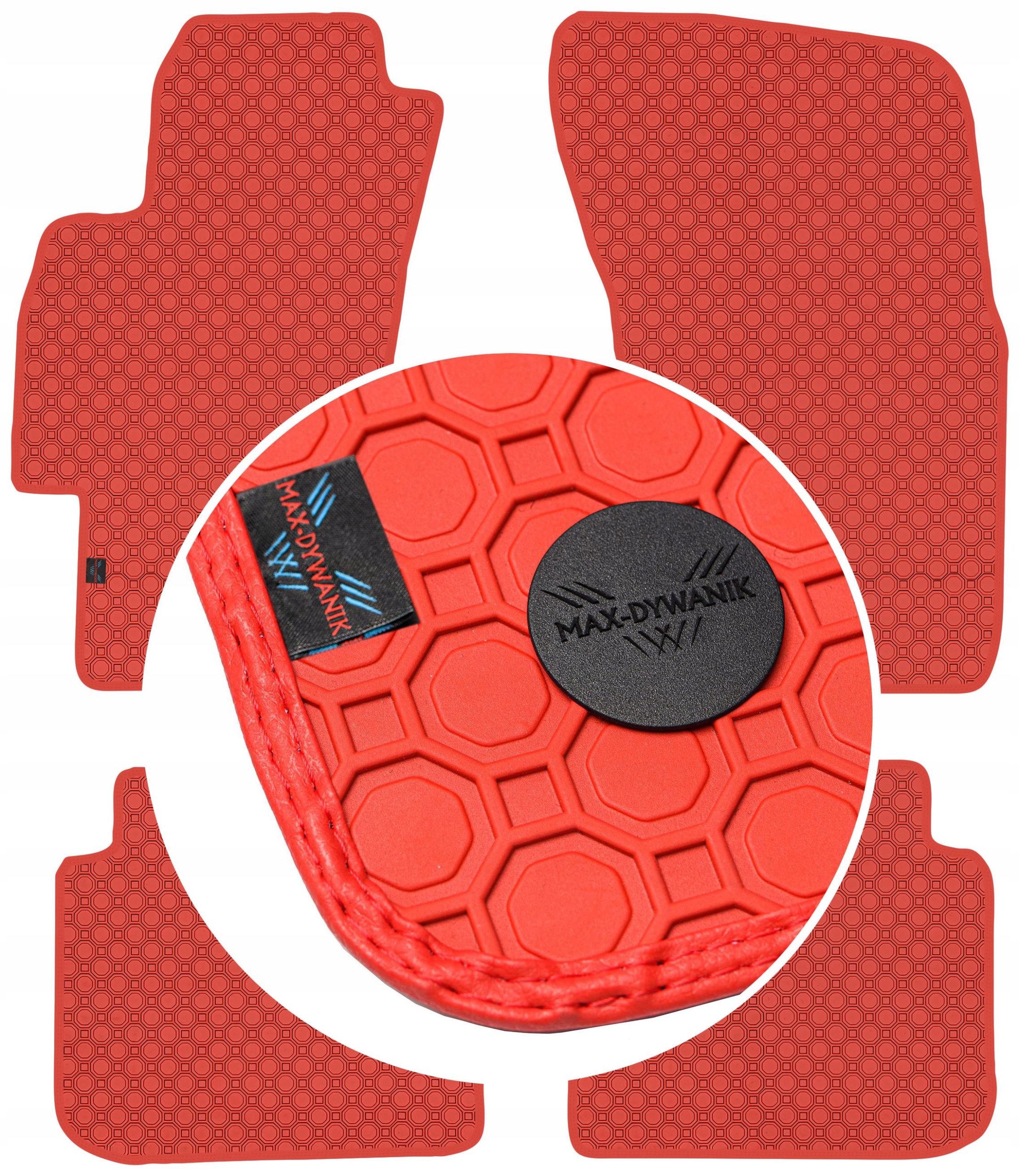 Subaru Impreza III 2007-2011 Koberce Červené