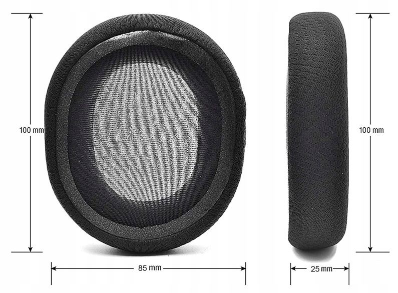 ORYGINALNE NAUSZNIKI do STEELSERIES ARCTIS 3 5 7 9 Marka inna