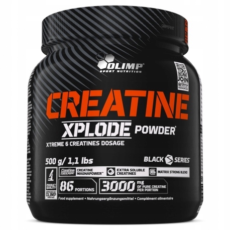 Olimp Creatine Xplode 500g Kreatin Síla Masa Pomeranč