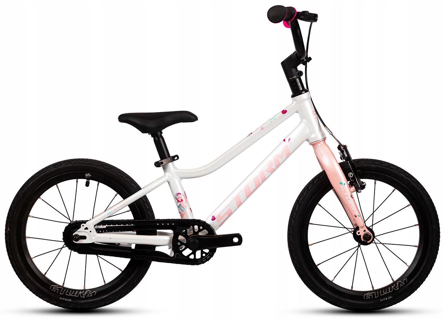 Rower 16 Storm Polly Lekki ok. 6,6 kg Light perła