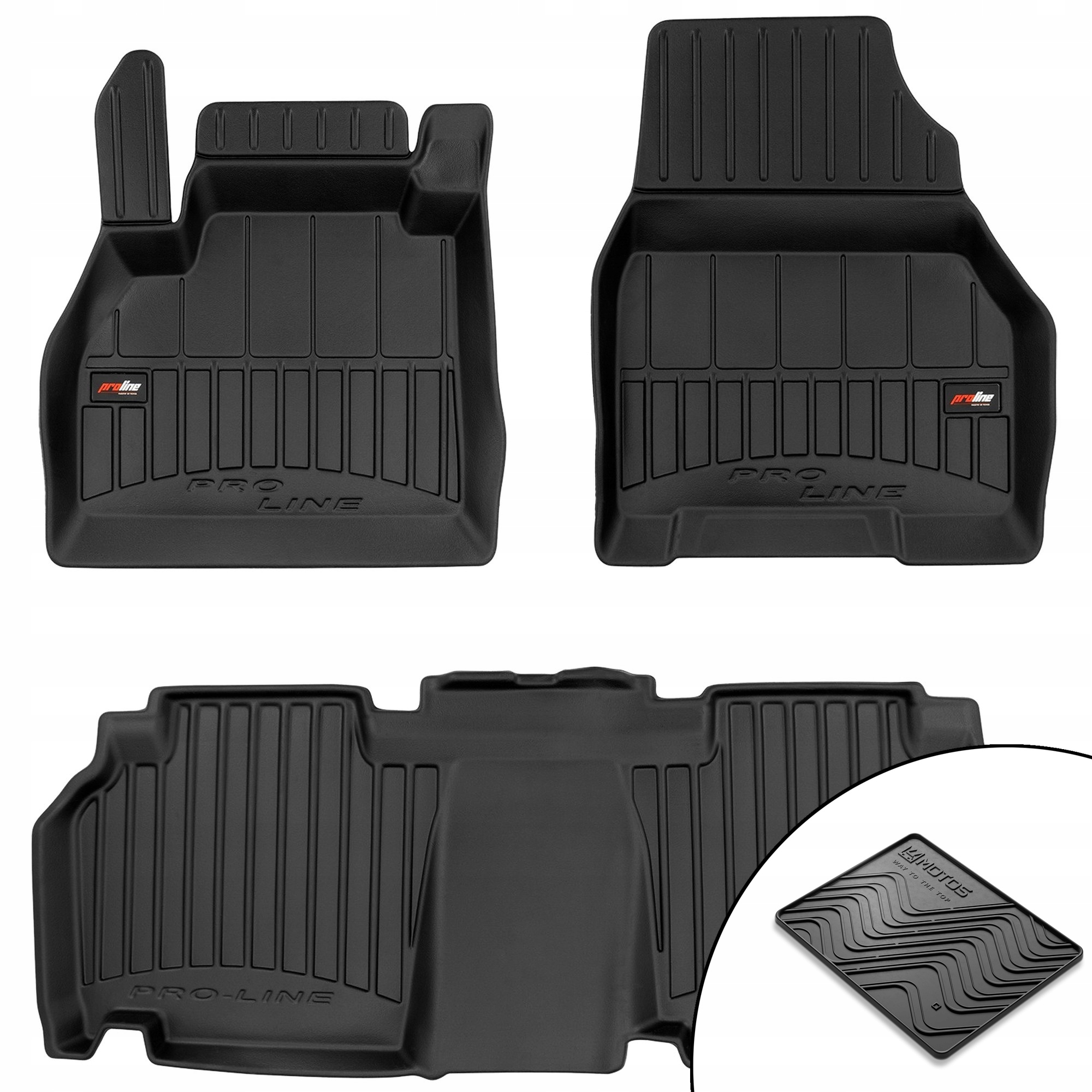3D gumové koberce Mercedes-Benz Citan W415 2012-2021 rohož bonus