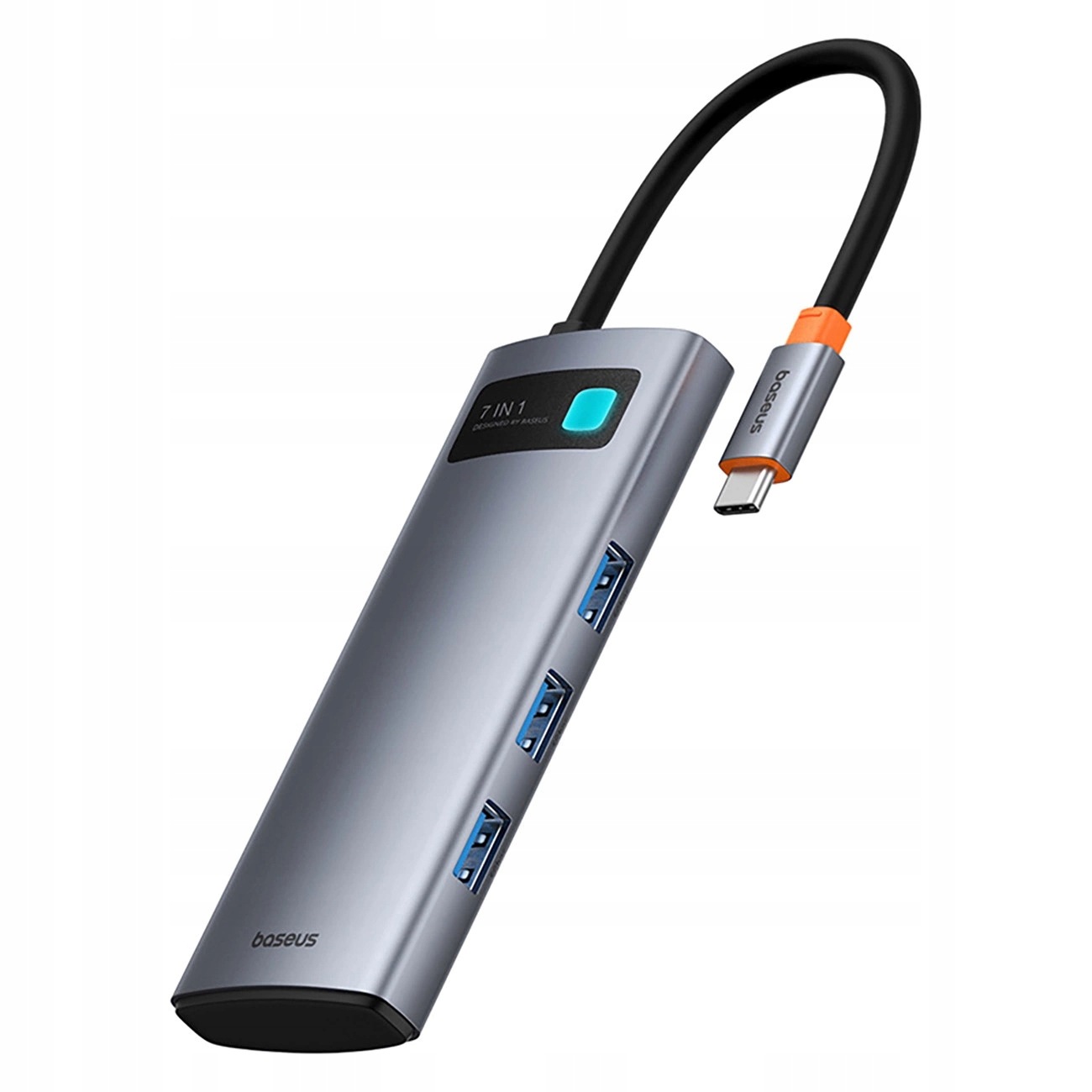 Usb-c hub Baseus Metal Gleam 7v1 Hdmi 4K 60Hz 3x Usb 3.0