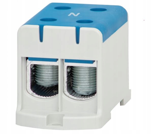 2-kolejnicová spojka 2 x 2 x 240 mm2 Al/Cu modrá Zu F2.0303