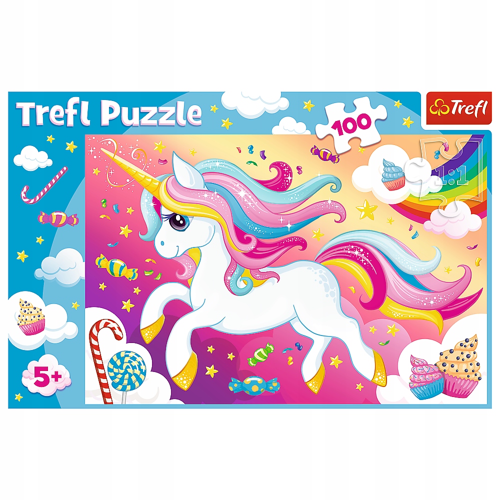

Trefl Puzzle 100 El. Piekny Jednorożec 16386