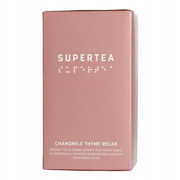 Levně Teministeriet Supertea Chamomile Thyme Relax Čaj 20 sáčků