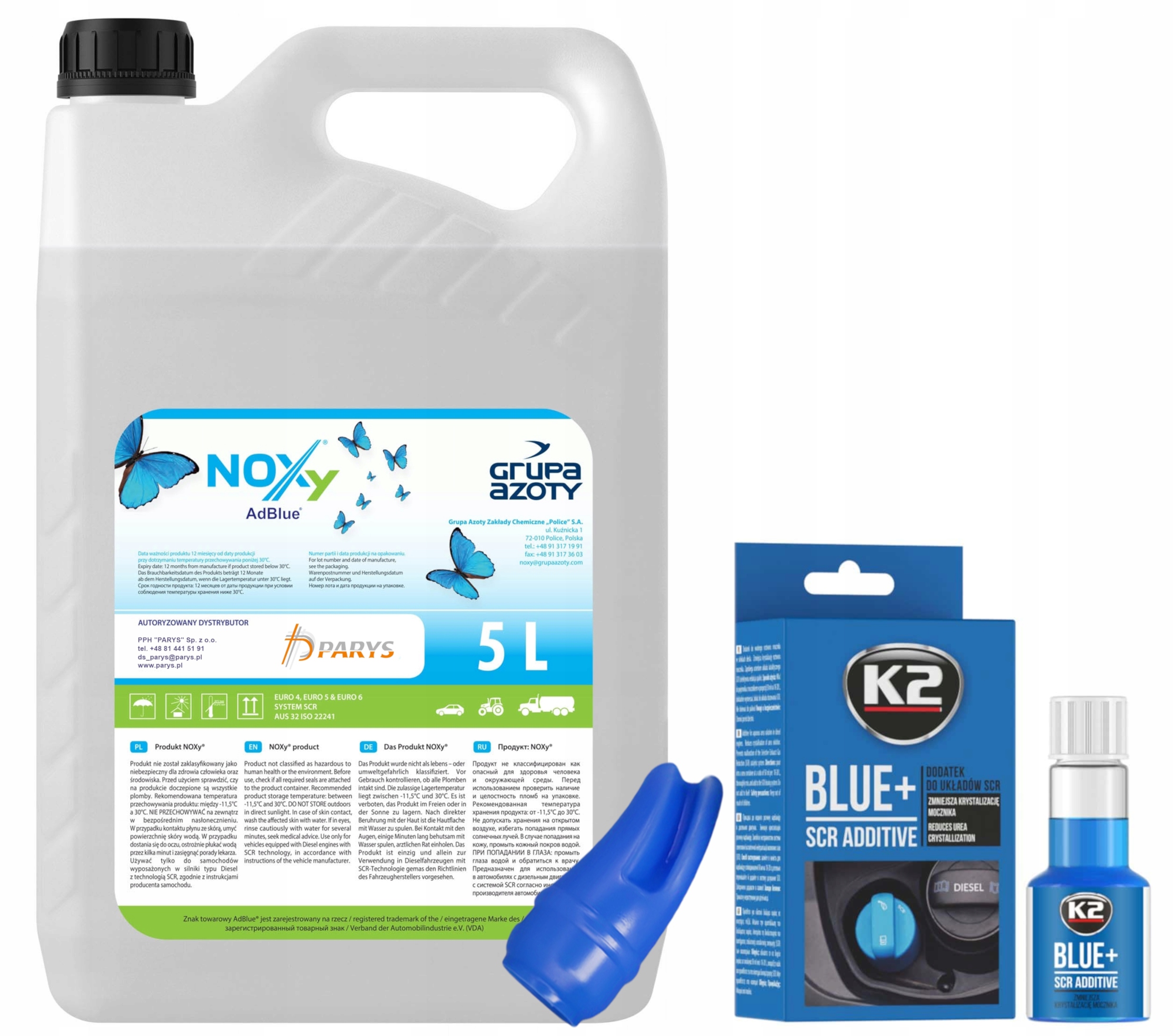 Noxy Płyn Adblue 10L K2 Dodatek przeciw krystalizacji osadom 50ml