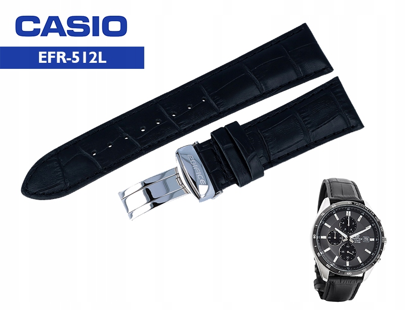 Originální pásek Casio Edifice EFR-512L Černý