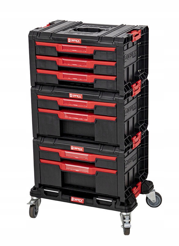 Mobilny zestaw skrzyń narzędziowych Qbrick System PRO Drawer Workshop set 1