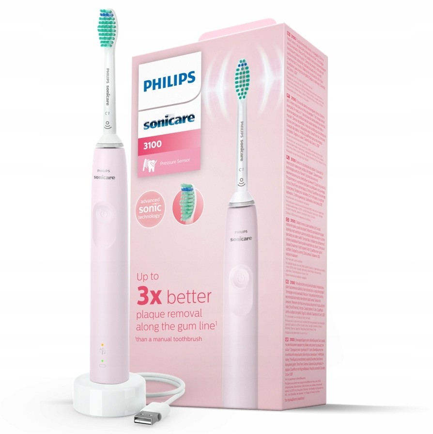 Philips Sonicare 3100 HX3671/11 Szczoteczka soniczna Sugar Rose