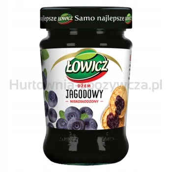 Łowicz Borůvkový džem se sníženým obsahem cukrů 280 g