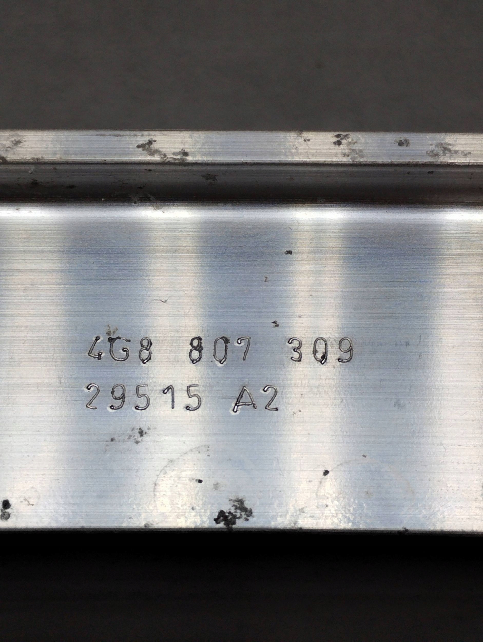 Audi A7 4G 2016 bumper support rear part 4G8807309