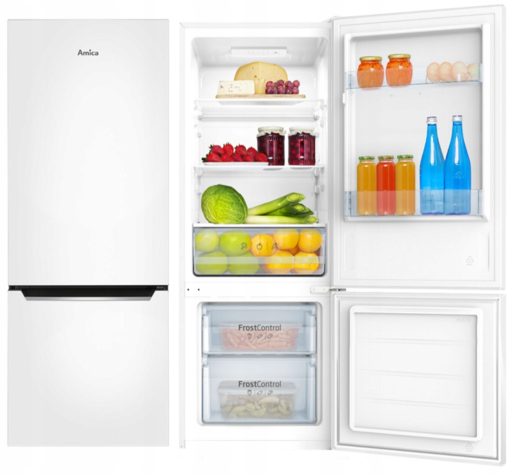 

Lodówka Amica Fk 244.4 FrostControl biała Led