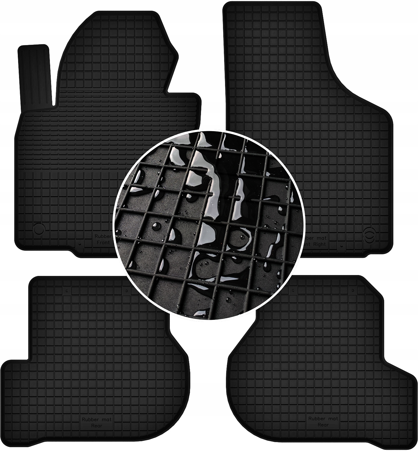 Dywaniki Korytkowe Komplet Do Vw Golf V Vw Golf VI Skoda Yeti Octavia Leon