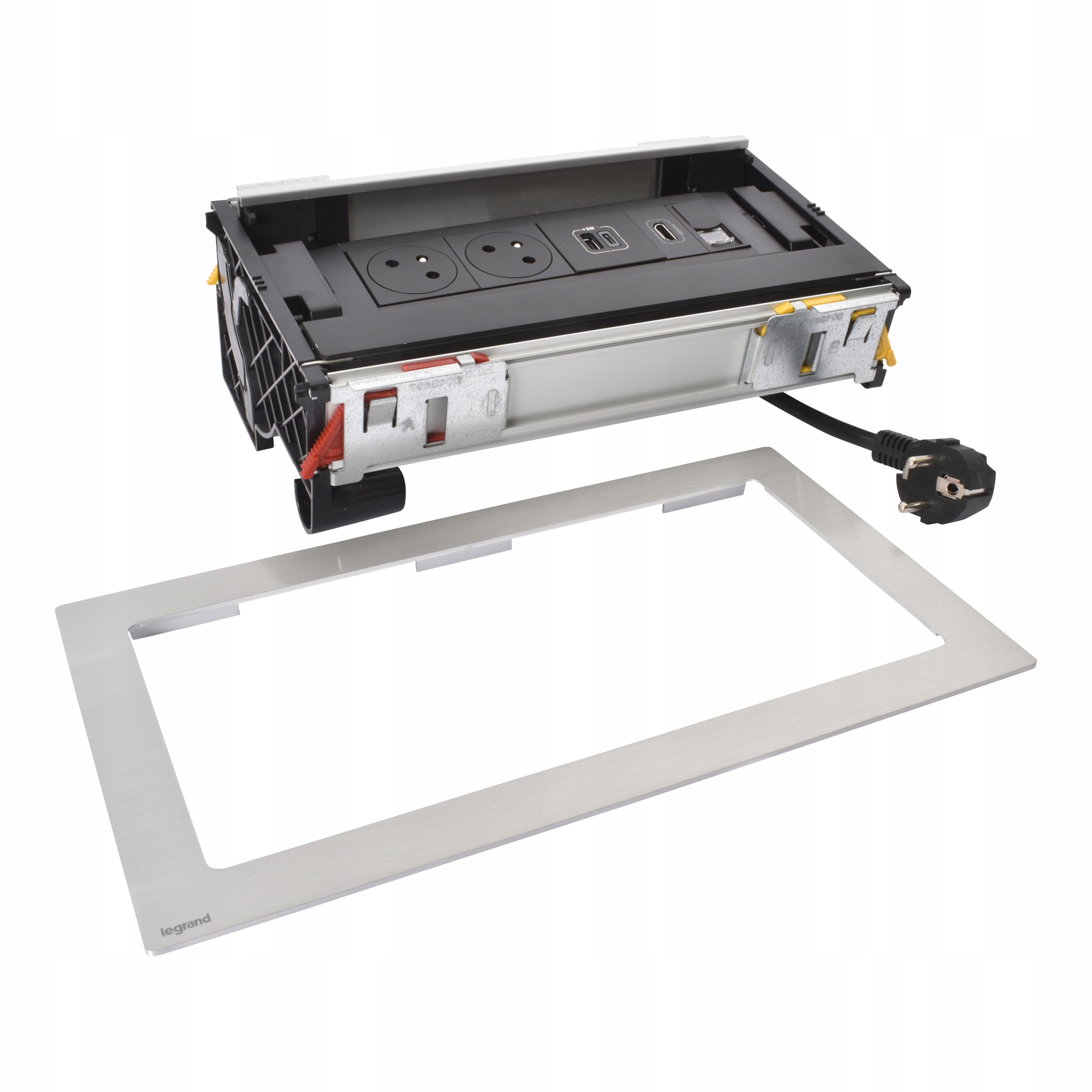 Nábytková zásuvka zasúvateľná do trojitej dosky Usb Hdmi