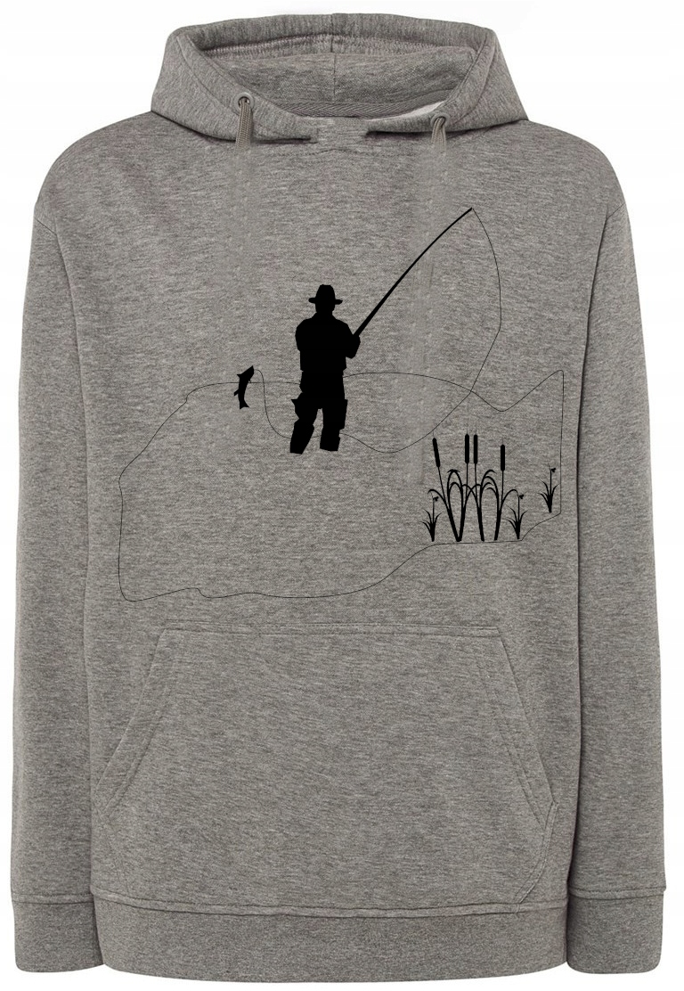 Pánská mikina s potiskem Rybář Rybaření r.XXL