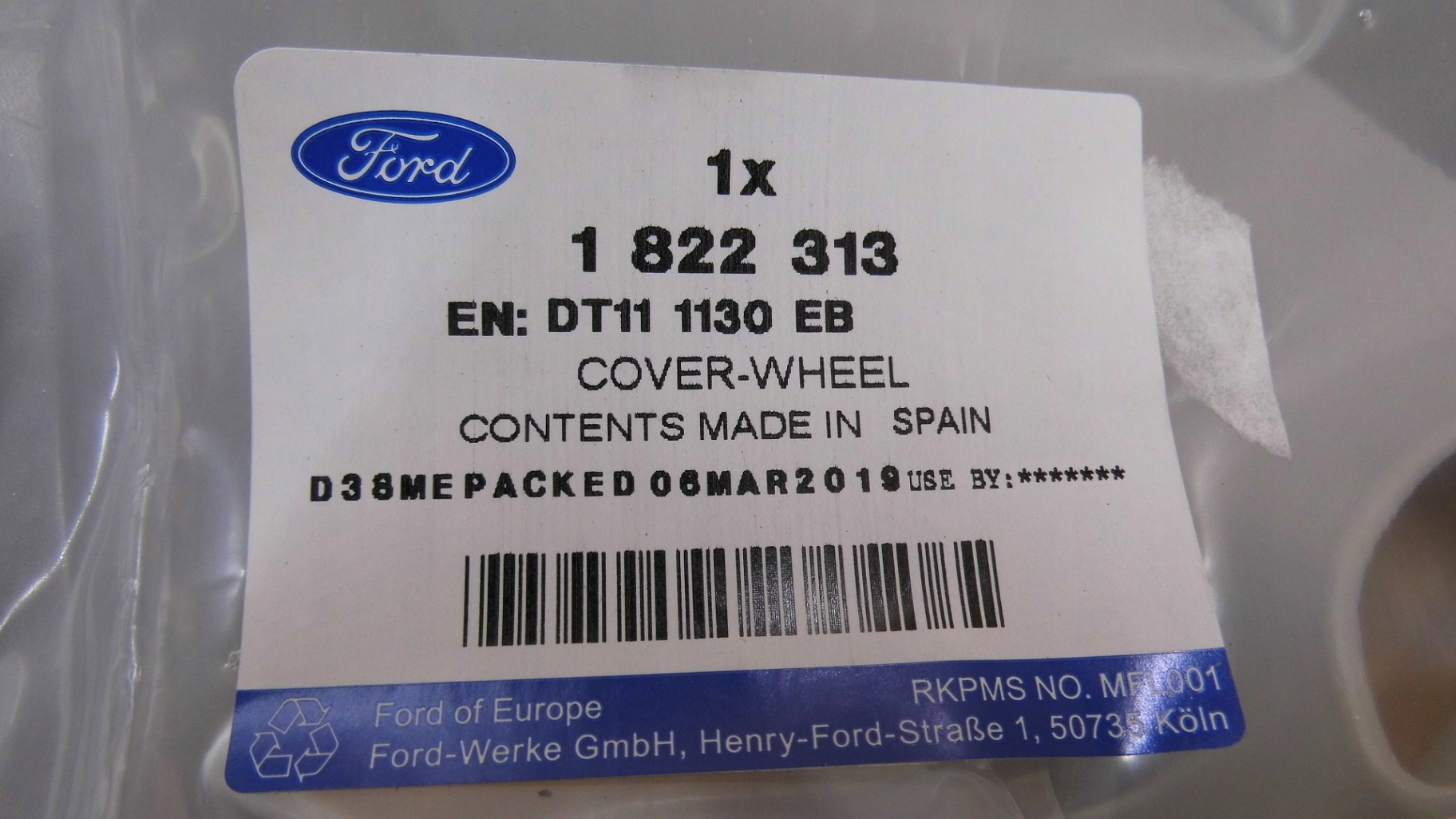 Колпак FORD Transit / Tourneo Connect Mk2 16