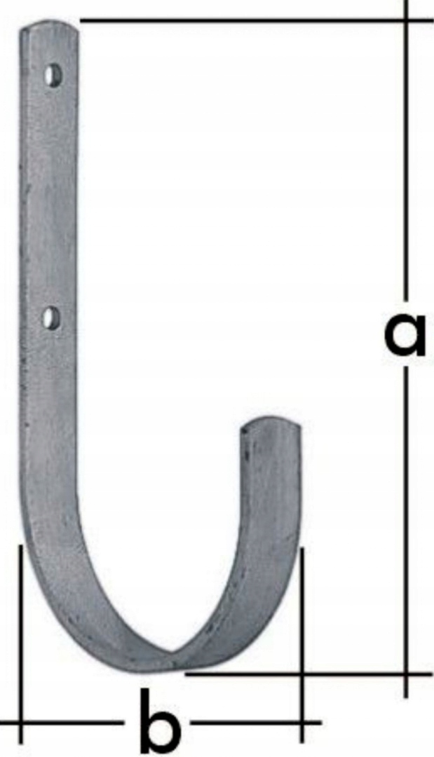 Hak z płaskownika typu U 180