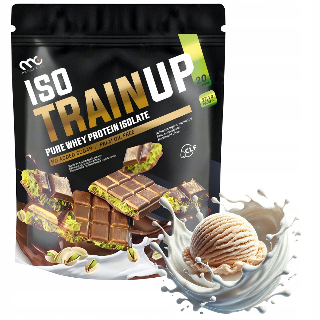 Protein syrovátkový izolát 93% Iso Train Up 600g Wpi Smetanová Zmrzlina