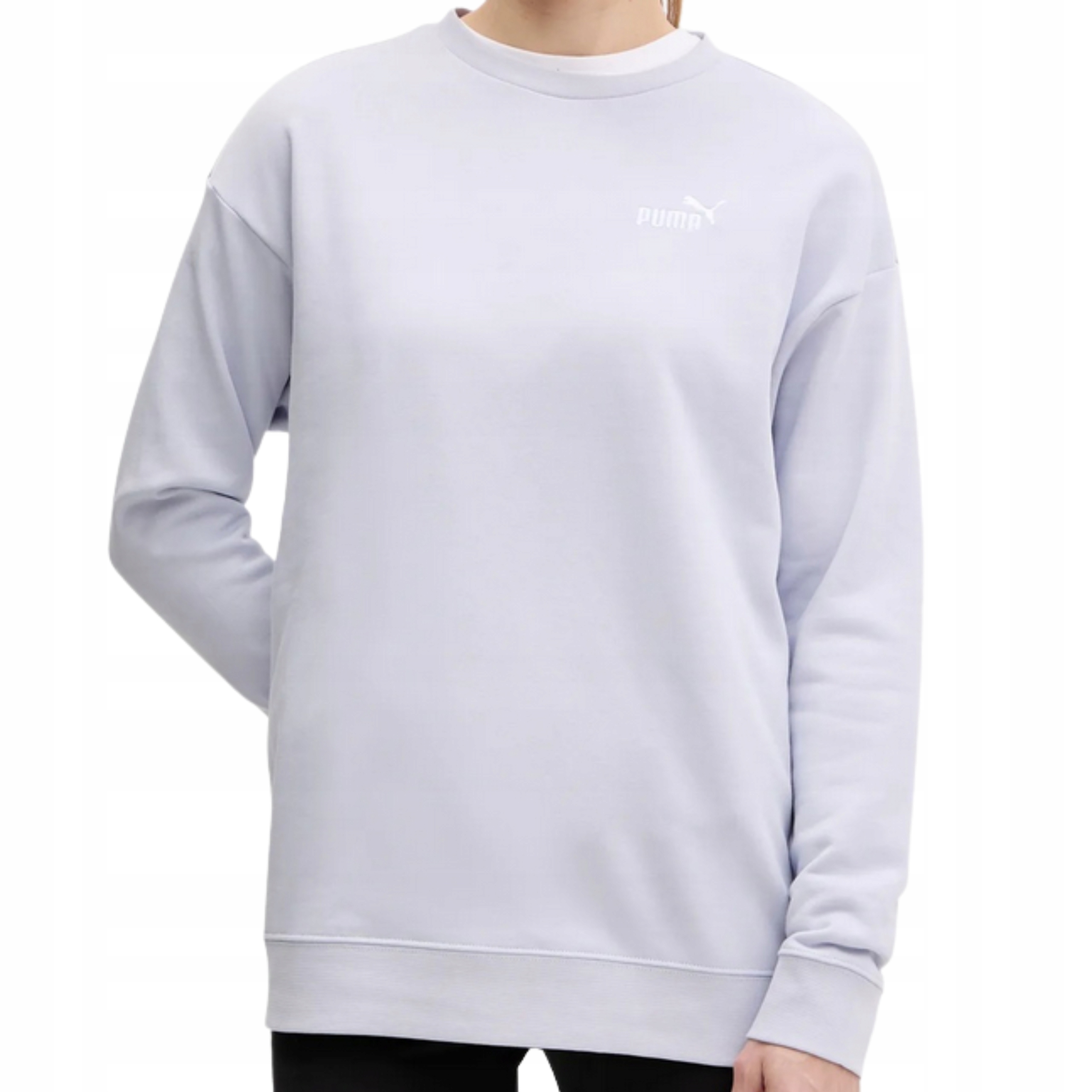 Dámská Mikina bavlněná mikina Puma oversize Bez Kapuce kapuce, tenká