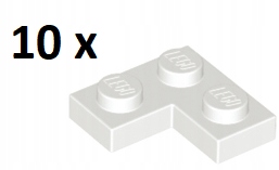 

Lego White Plate 2x2 Corner 2420 10 szt