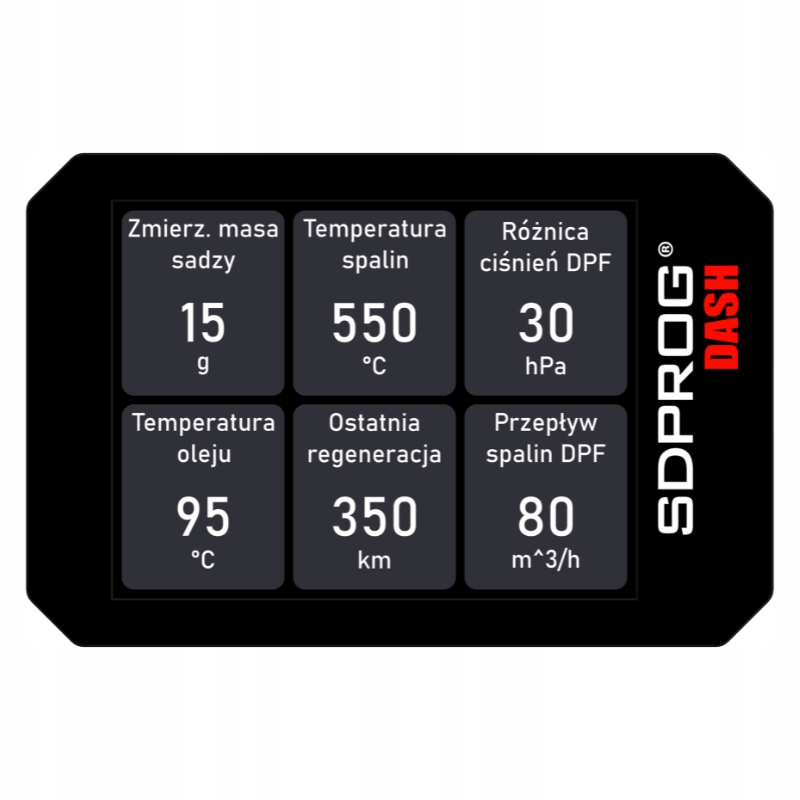 SDPROG DASH DPF VAG Audi Skoda Seat VW tester diagnostyczny + interfejs OBD Waga produktu z opakowaniem jednostkowym 0.4 kg