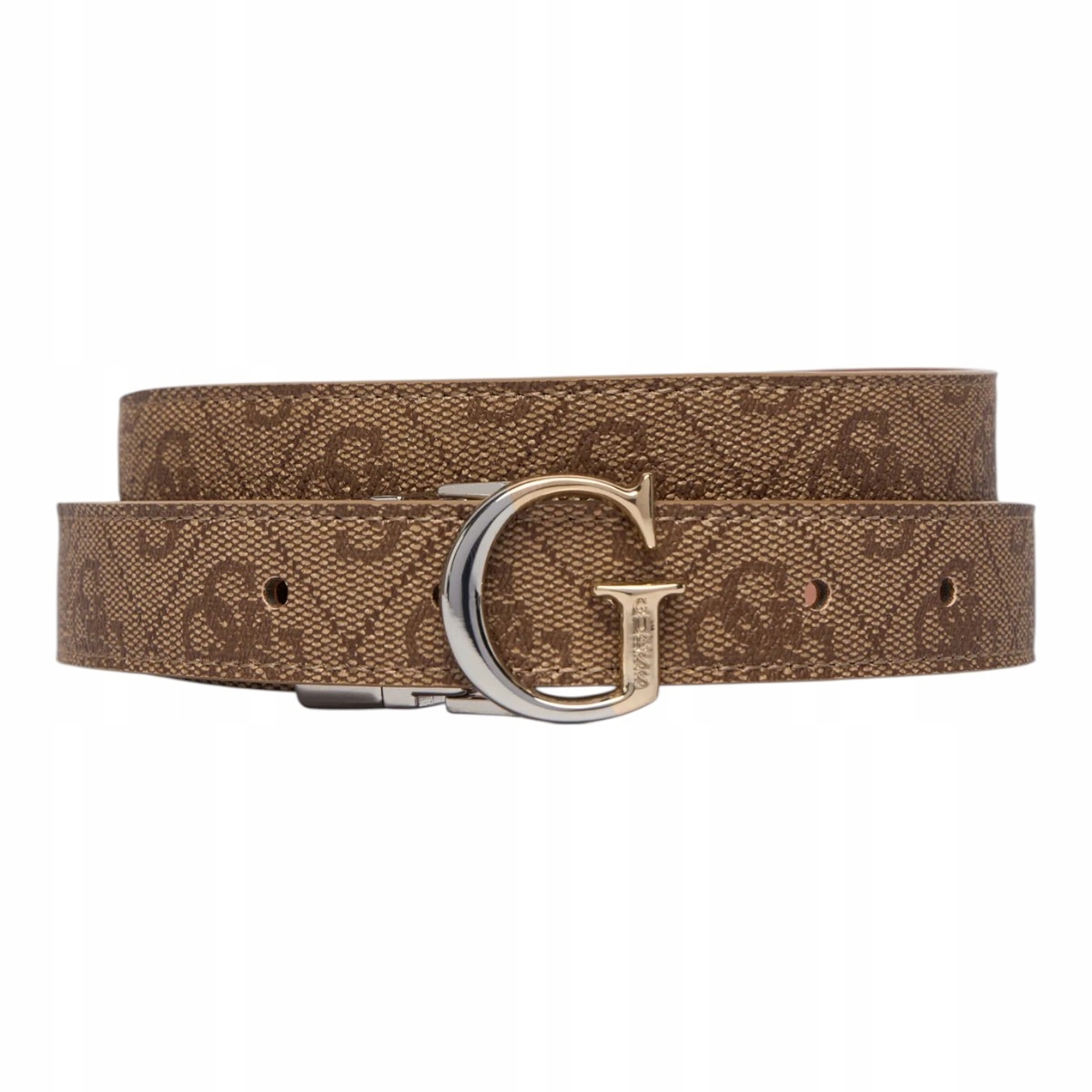 Guess Pásek Adjustable &amp; Rev Pant Hnědý vel. S