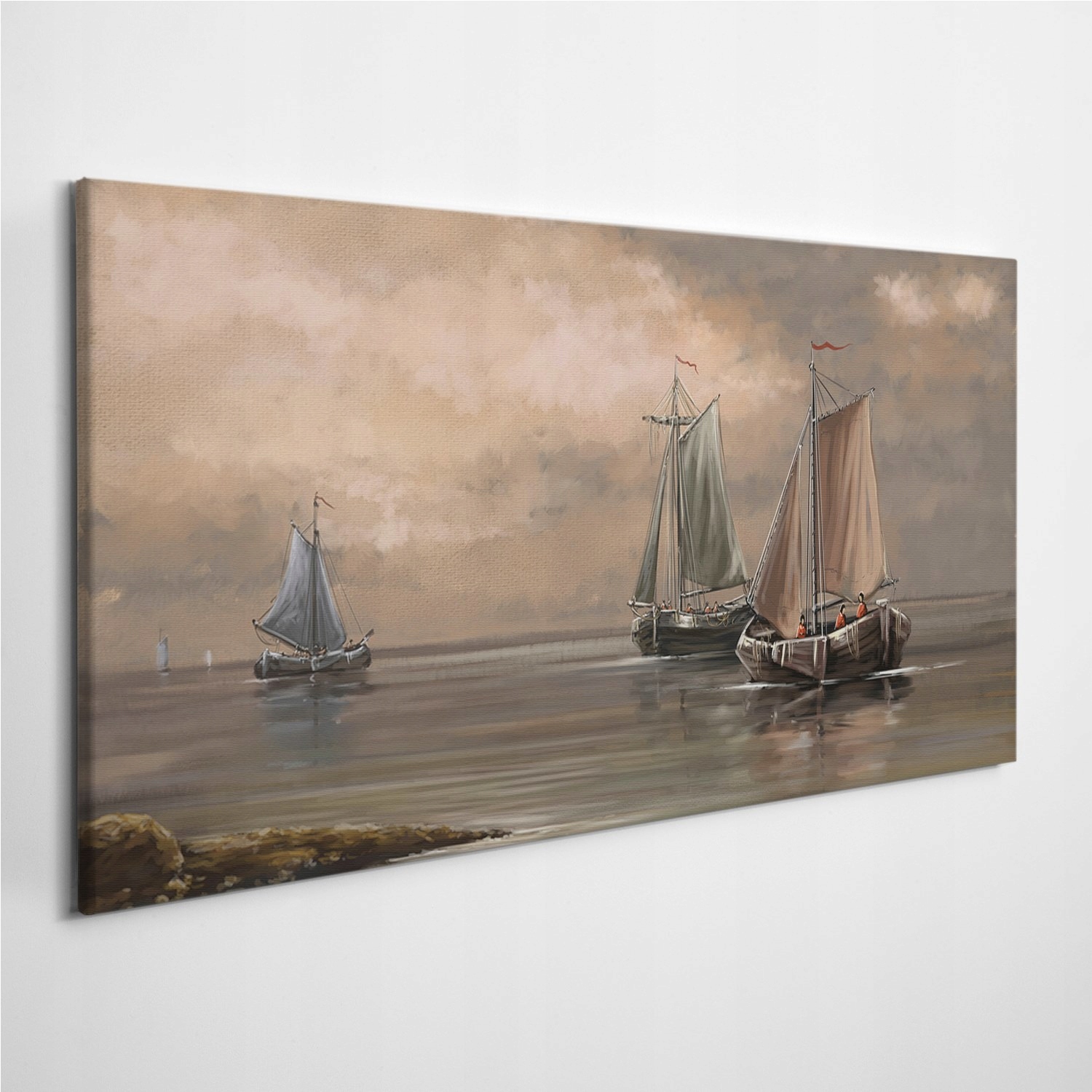 

Zdjęcie na foto-obrazie Morze Statek Rybak 120x60