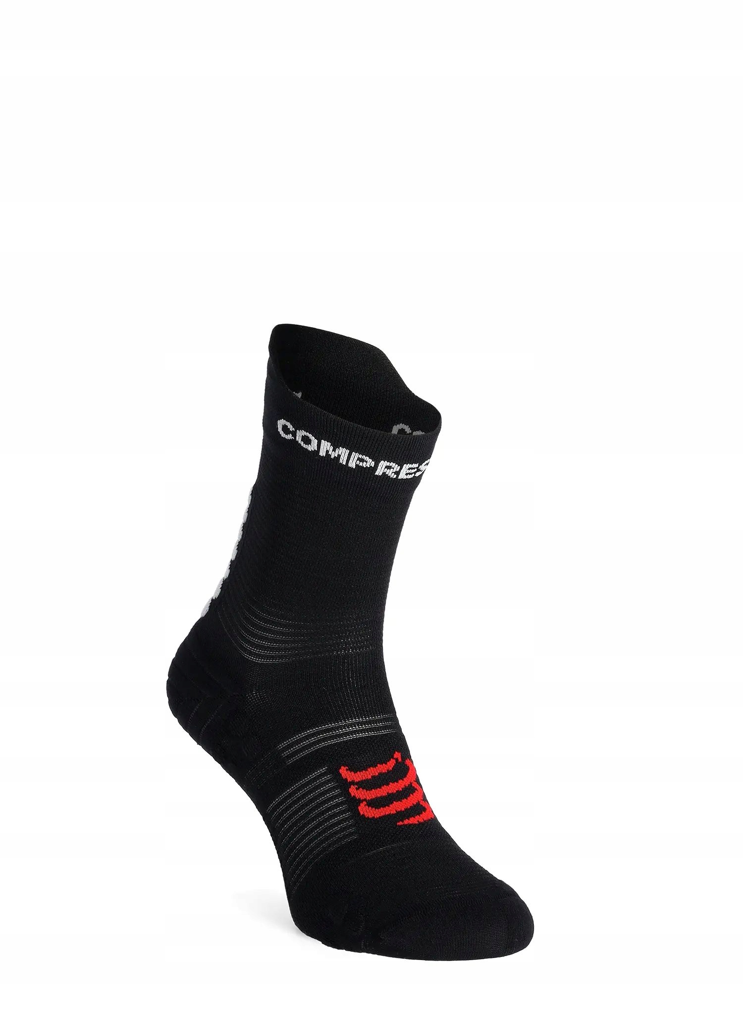 Ponožky Compressport Pro Racing Socks v4.0 Run High blk/wht 39-41