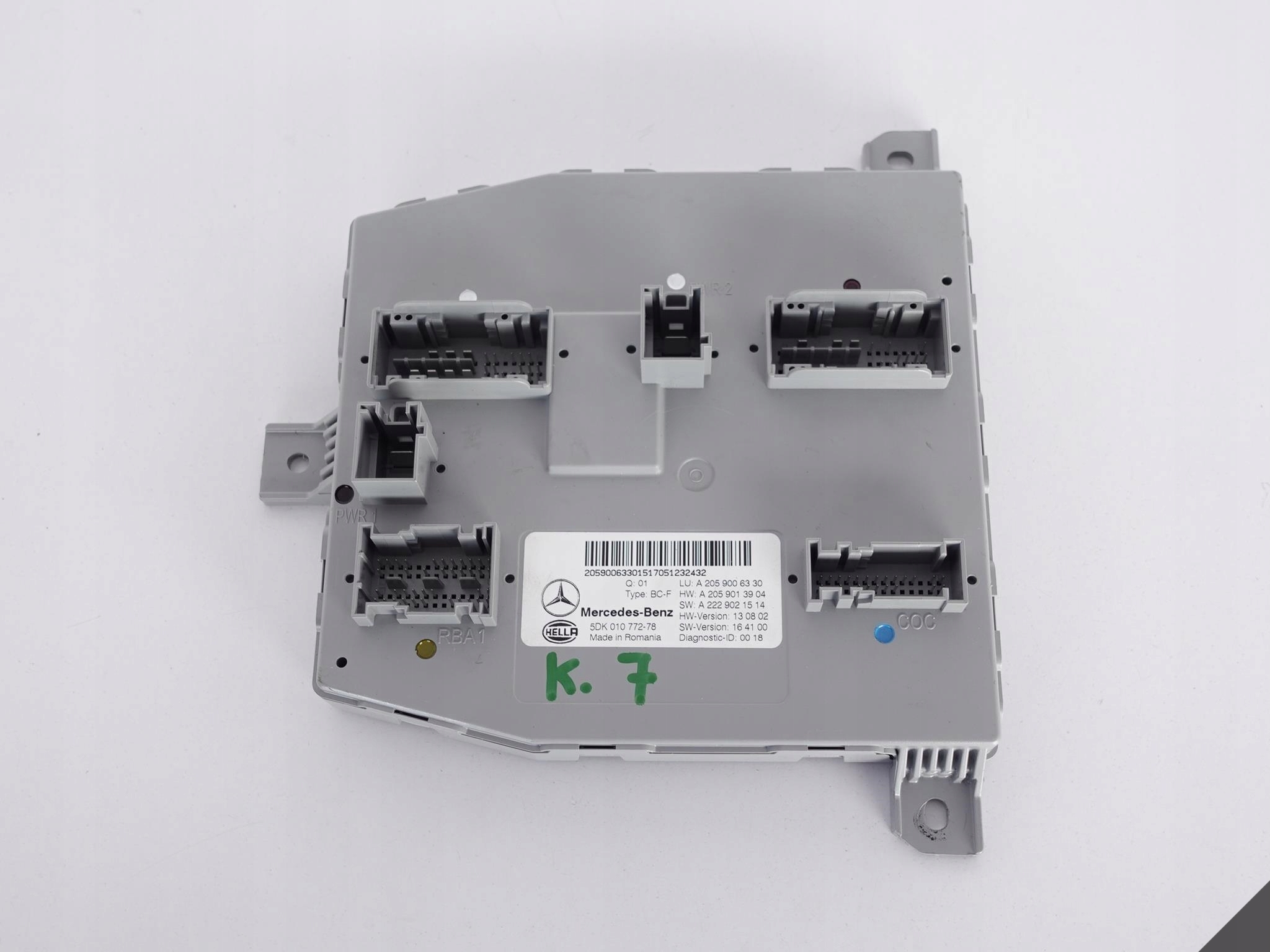 MERCEDES C-KLASA W205 GLC X253 SAM module control unit