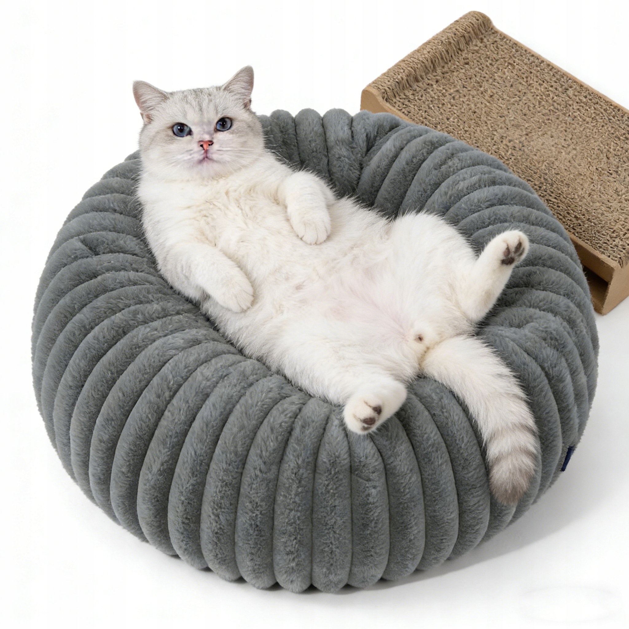 Levně Pelíšek Pro Psa A Kočku Kulaté 50 CM, Měkké Prádlo