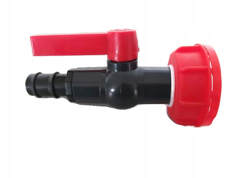 Zawór kulowy do kontenera IBC PCV 1" prosty