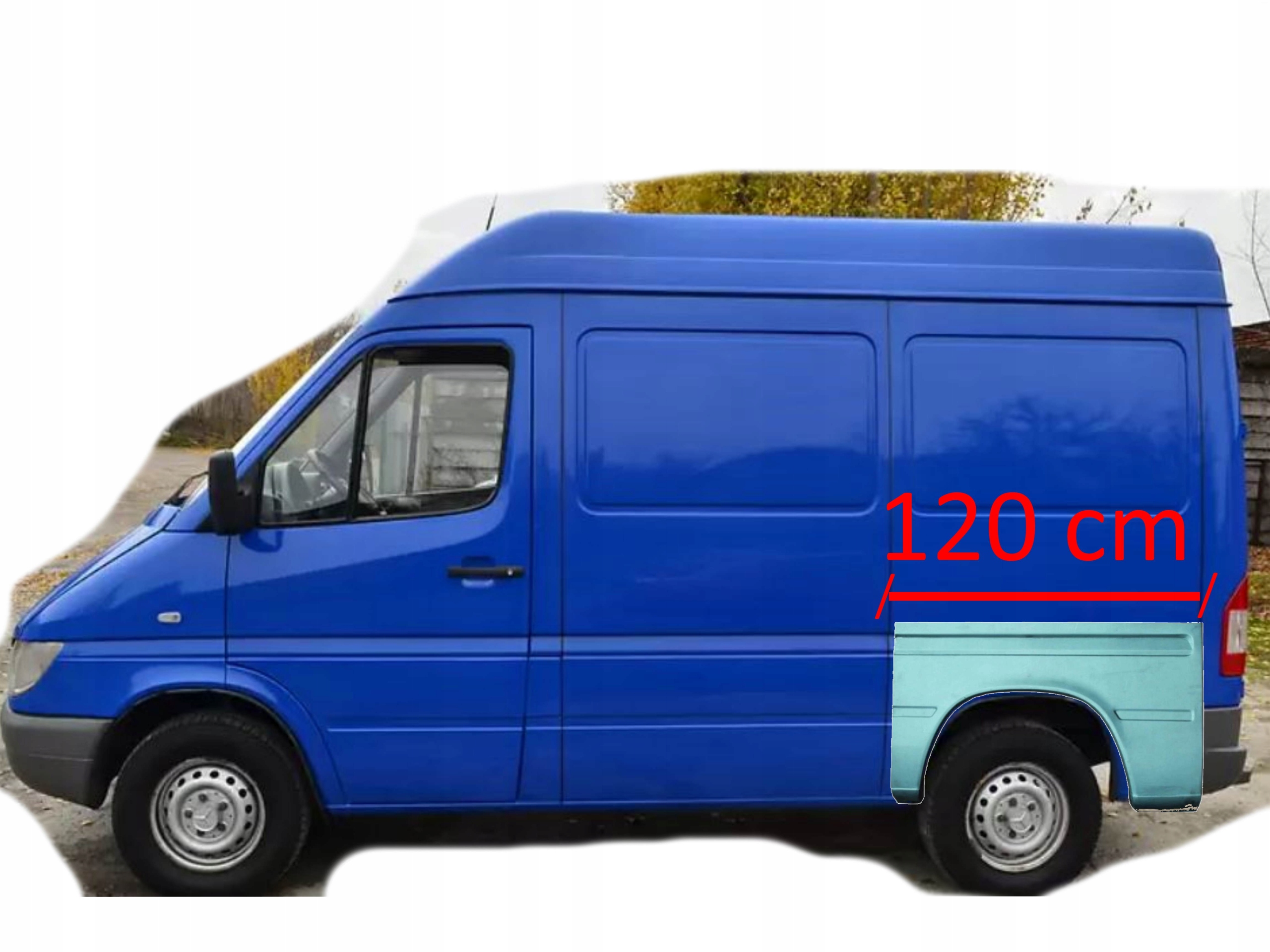 BLOTNIK TYL P L MERCEDES SPRINTER VW LT KROTKI 95 Part number 5595955