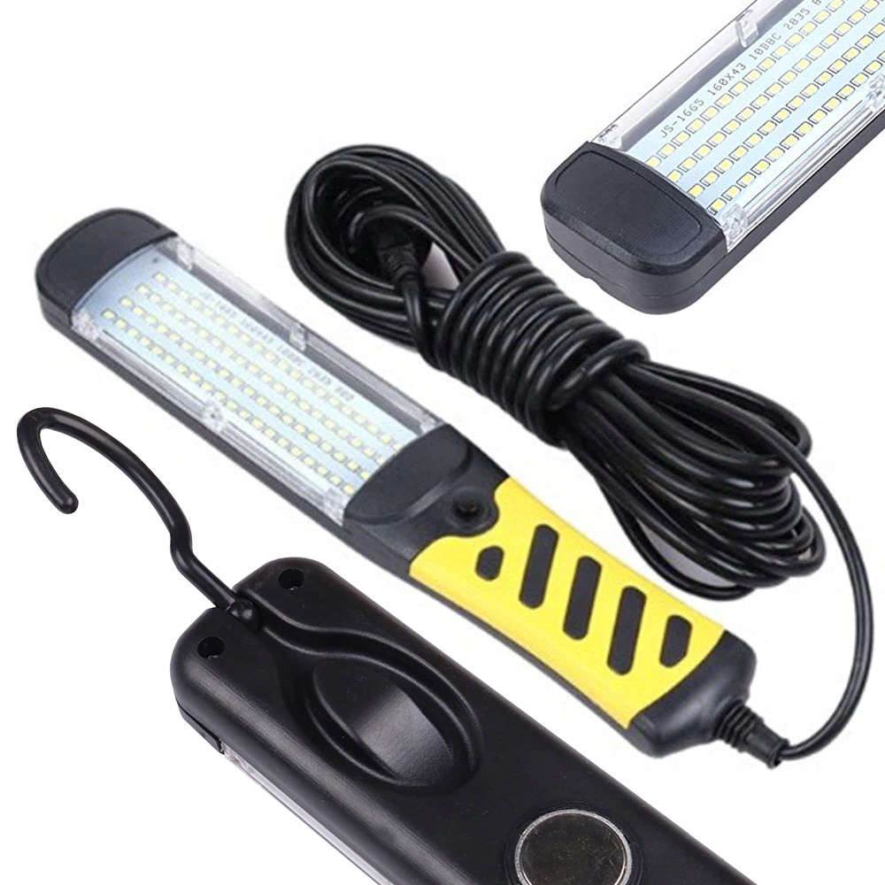 Lampa Latarka Warsztatowa Dla Mechanika Pod Maskę Lampka Led Kabel Magnes