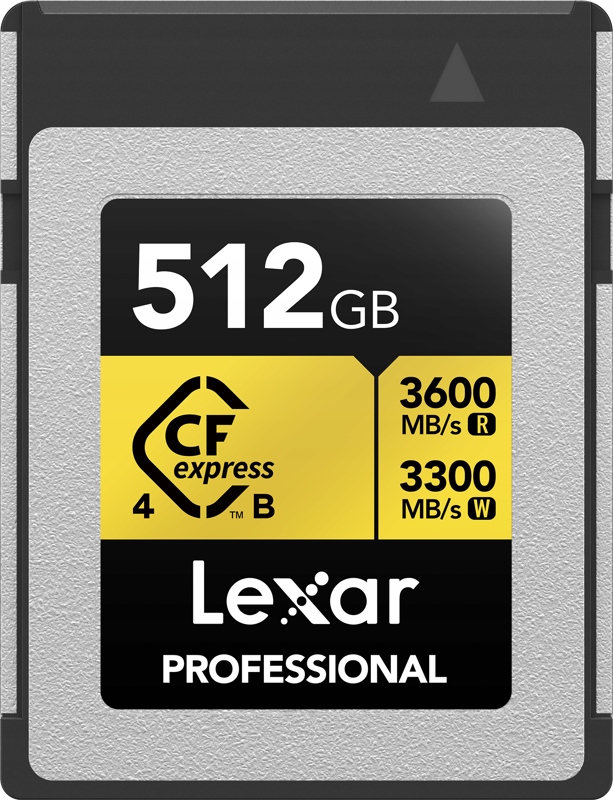 Paměťová karta Lexar CFexpres 4.0 Gold 512GB Type B (R3600/W3300)