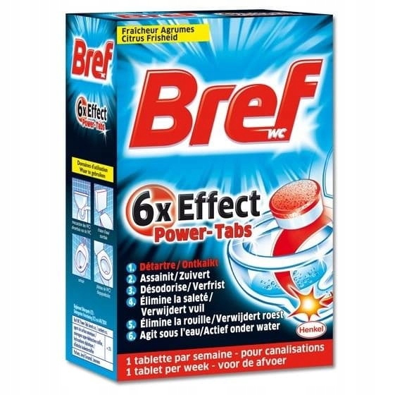 

Bref Power Tabletki do czyszczenia Wc 8x25g De