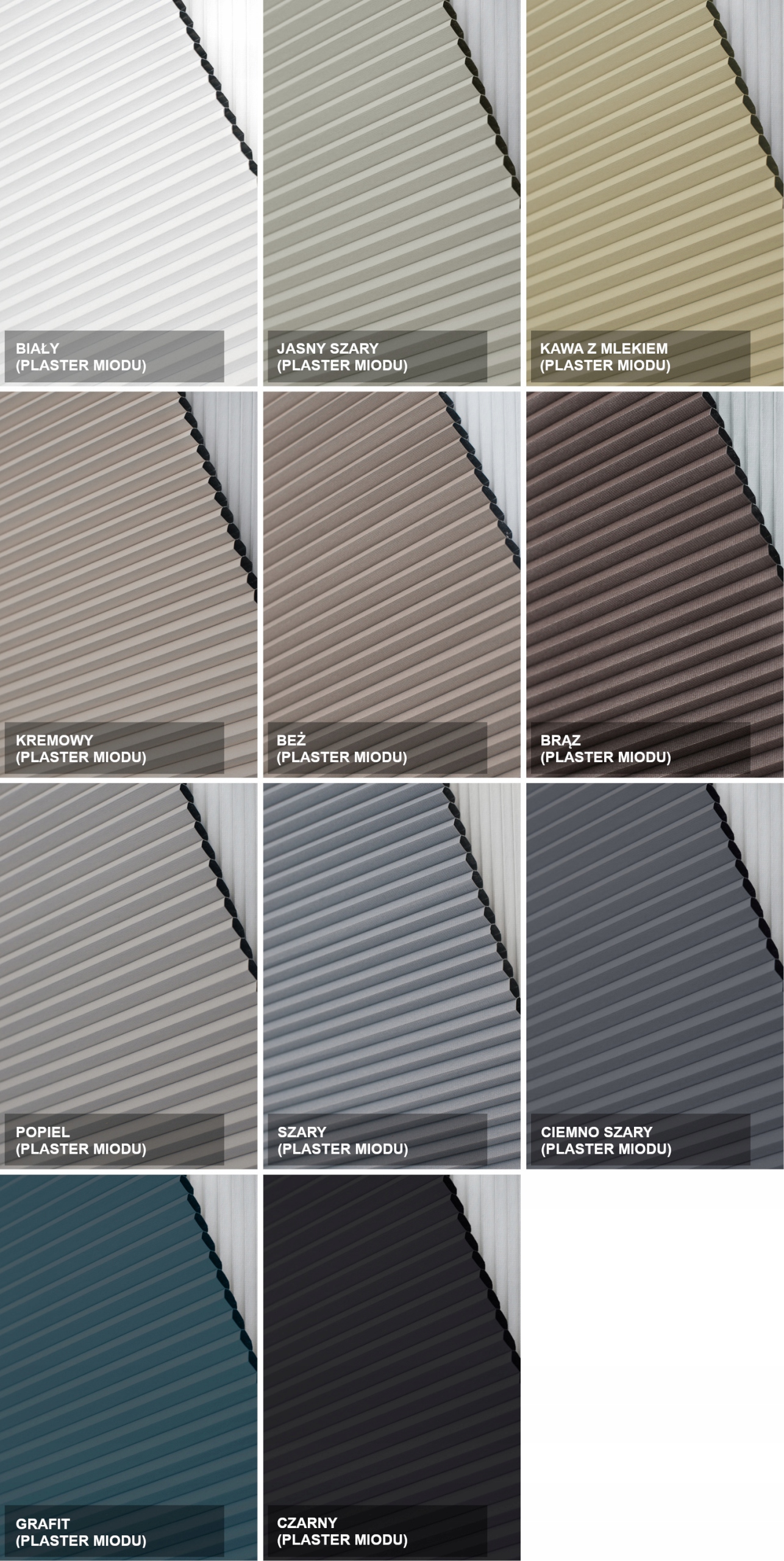 PLISY rolety żaluzje plisowane TERMOIZOLACYJNE ZACIEMNIAJĄCA 100% na wymiar Marka Rolmajster