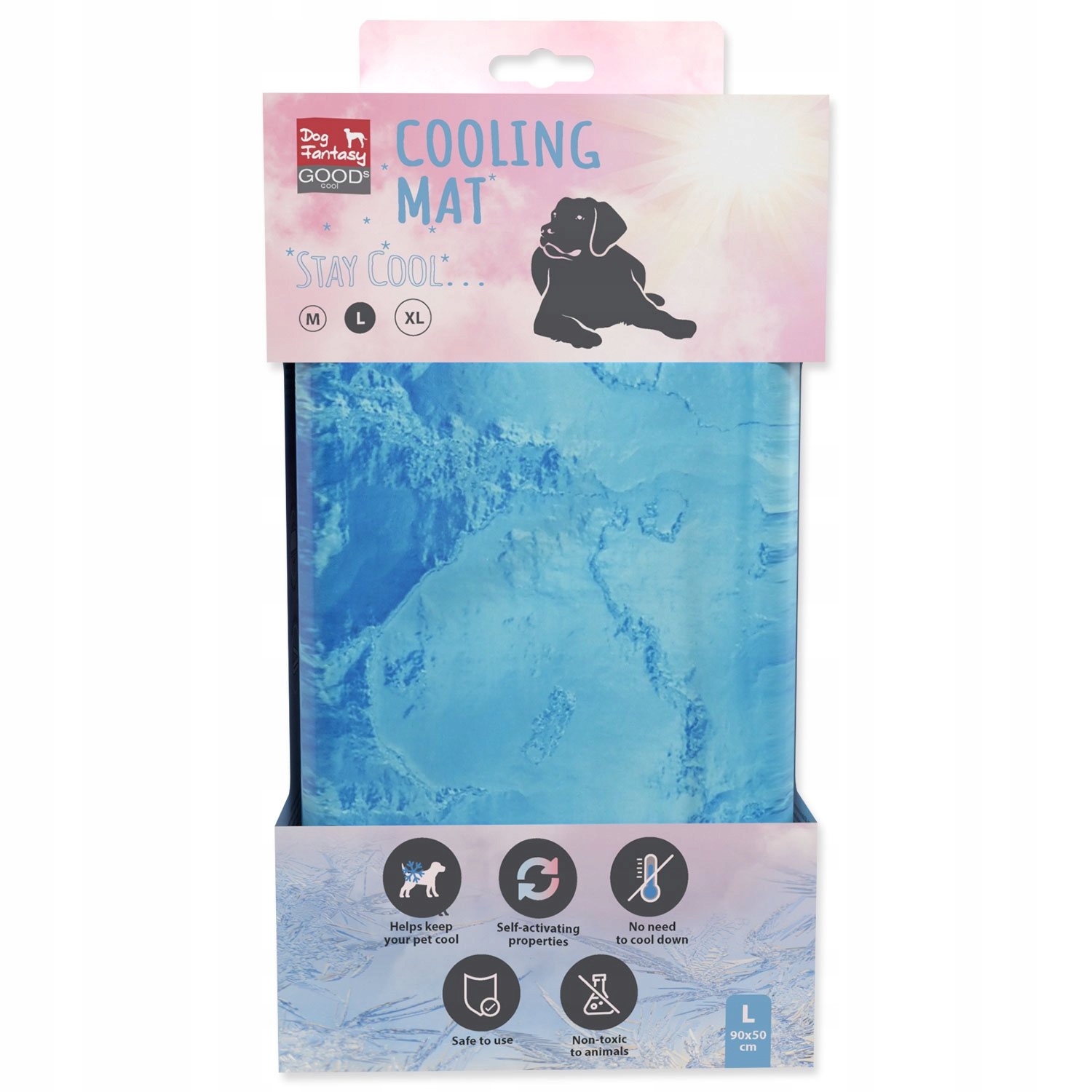 Levně Podložka Dog Fantasy chladící 90x50cm