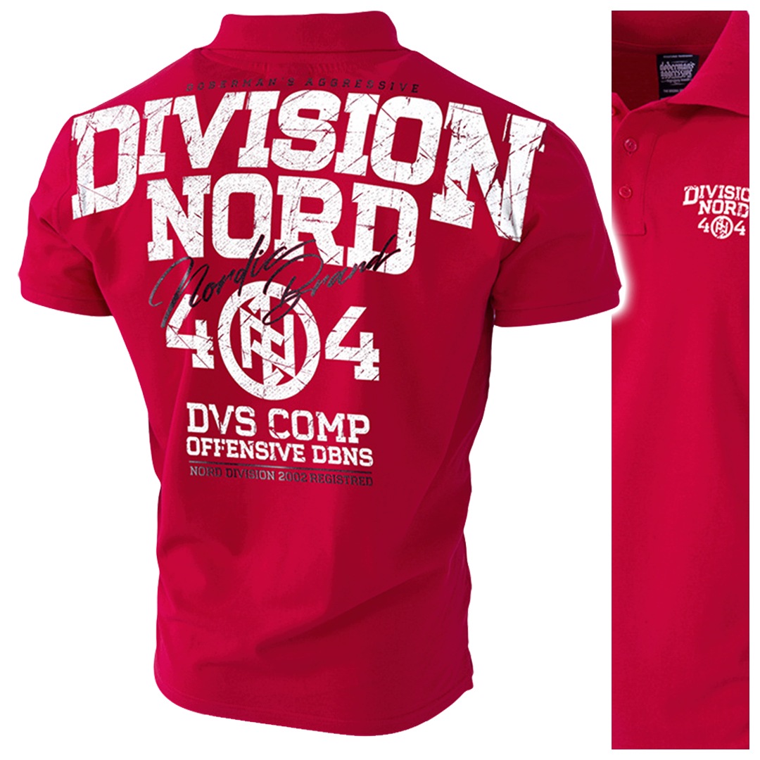 pánská polokošile Dobermans Aggressive Offensive TSP201A červené 3XL