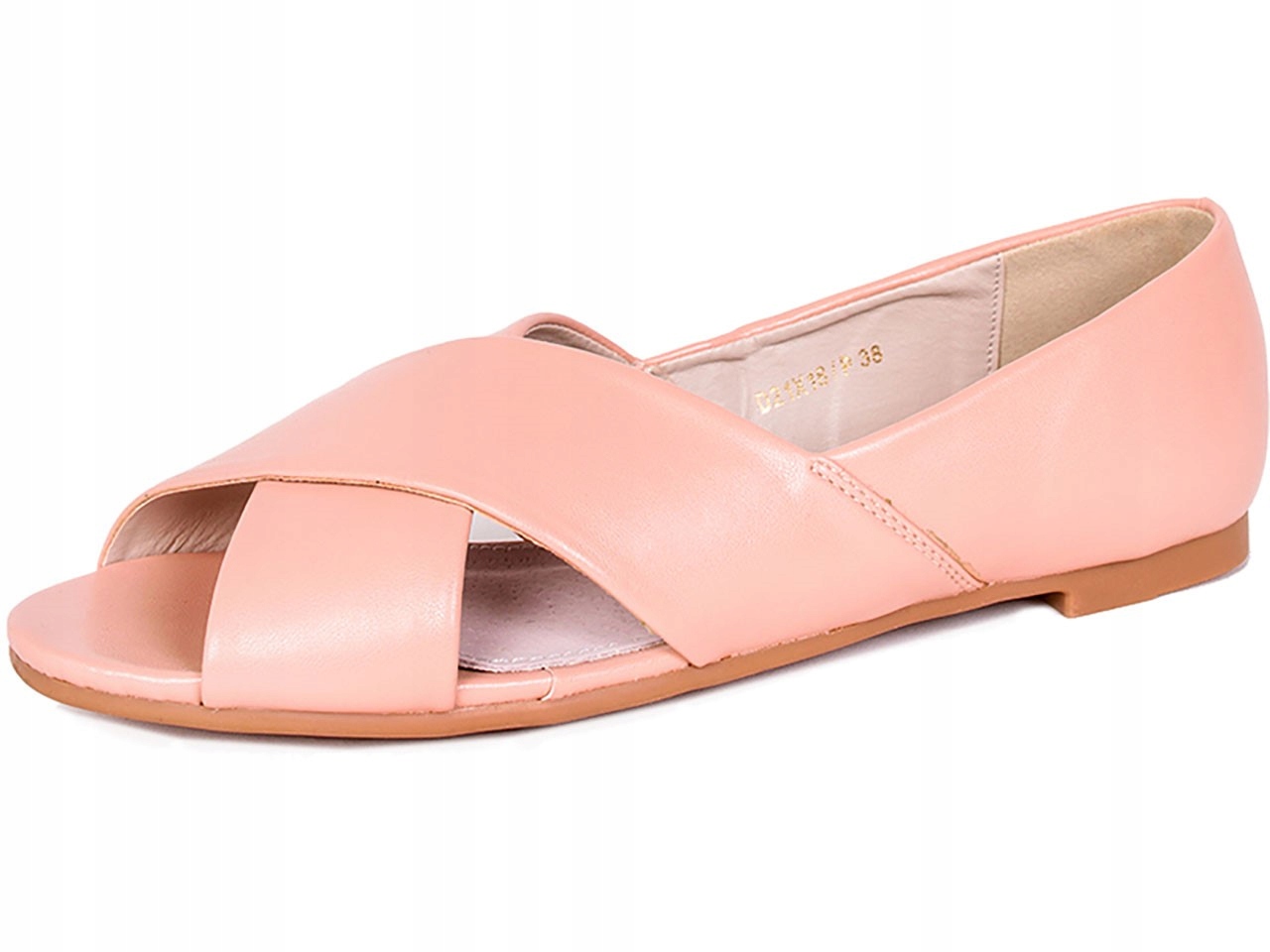 

Baleriny Buty Damskie Lekkie Wkładka Skóra r 38