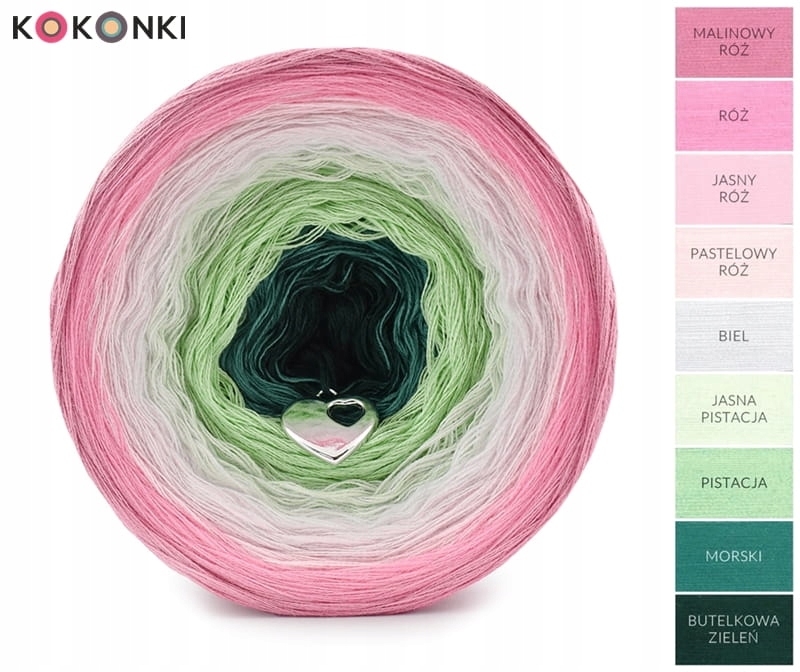 Kokonek Classic 9K 9 barev 1 3 nití 1400m 280gBavlna Akryl