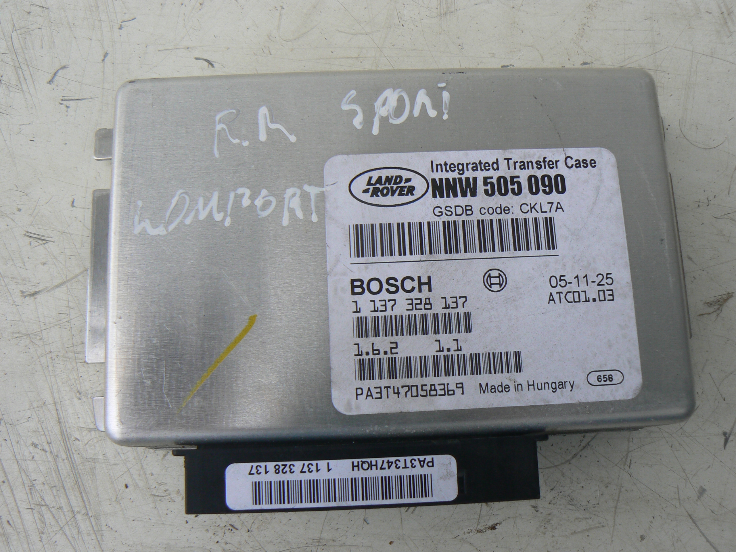 RANGE ROVER SPORT L320 2.7 STEROWNIK REDUKTORA